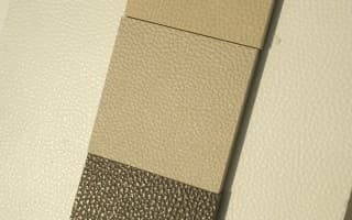 Leather look tiles