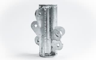 3D printed steel nodes