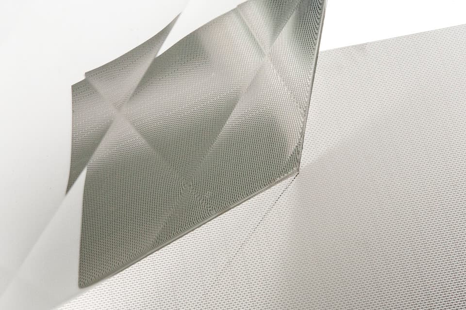 Patterned aluminium and stainless steel