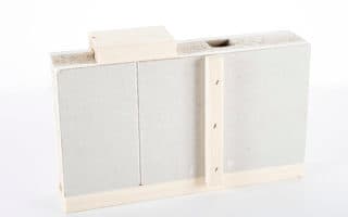 Flax wall core