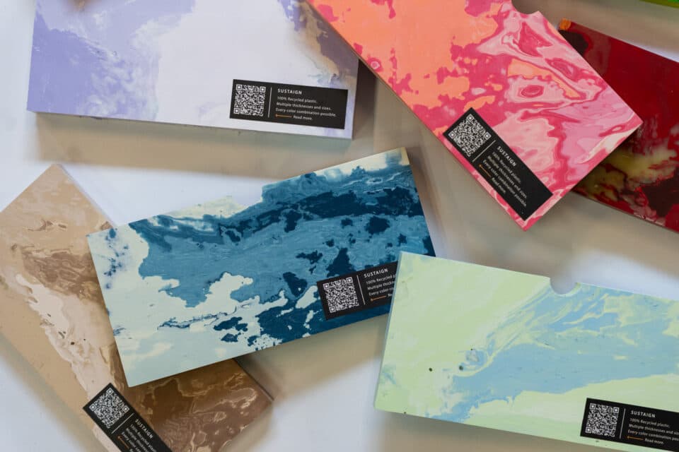 D​esign Surfaces Made from Recycled Plastic