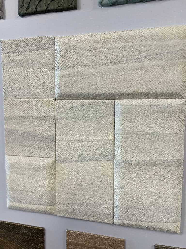 SALMON LEATHER PANELS