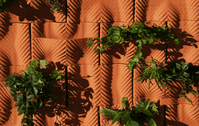 3D Printing Clay facade bricks