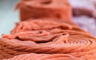 Wolkat post-consumer textile-to-textile recycled fabrics