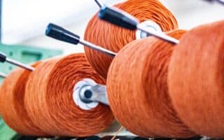 Wolkat post-consumer textile-to-textile recycled fabrics