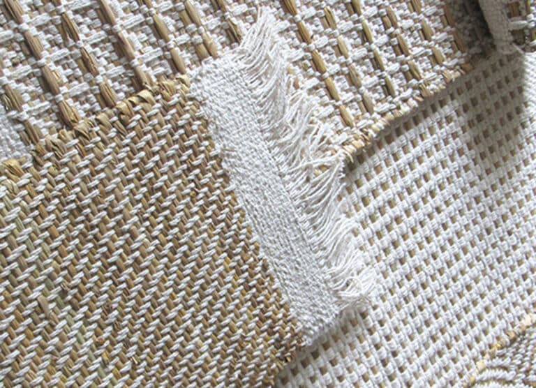 Upcycled Rice Straw Textiles