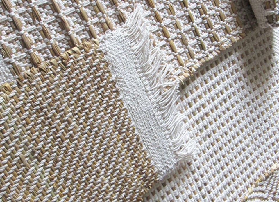Upcycled Rice Straw Textiles