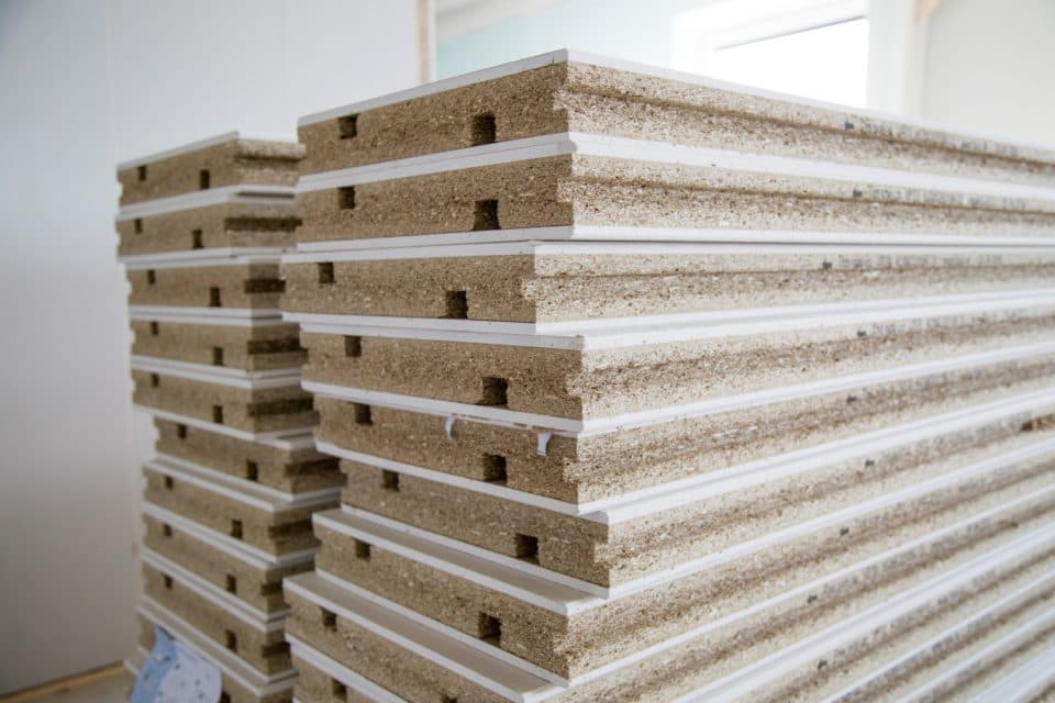 Flax wall core