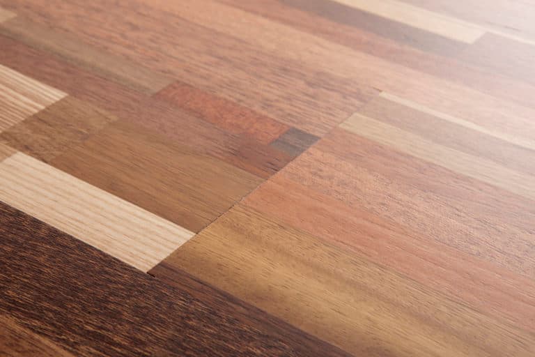 Recycled wood laminate