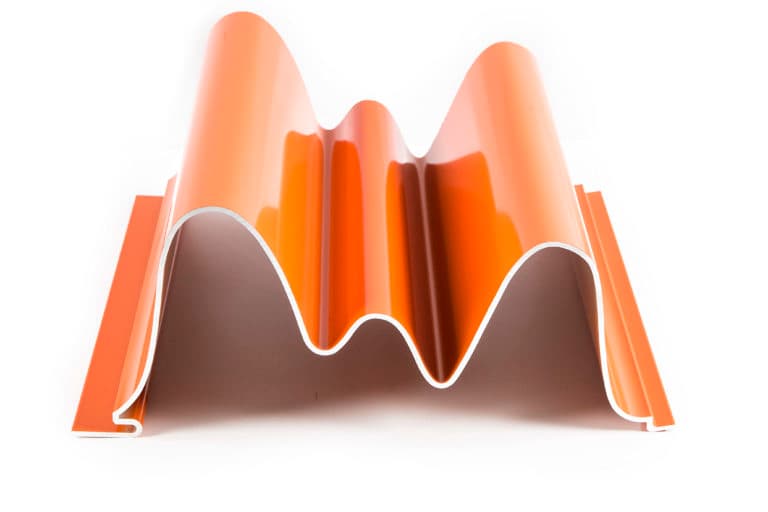 Extruded aluminium panels