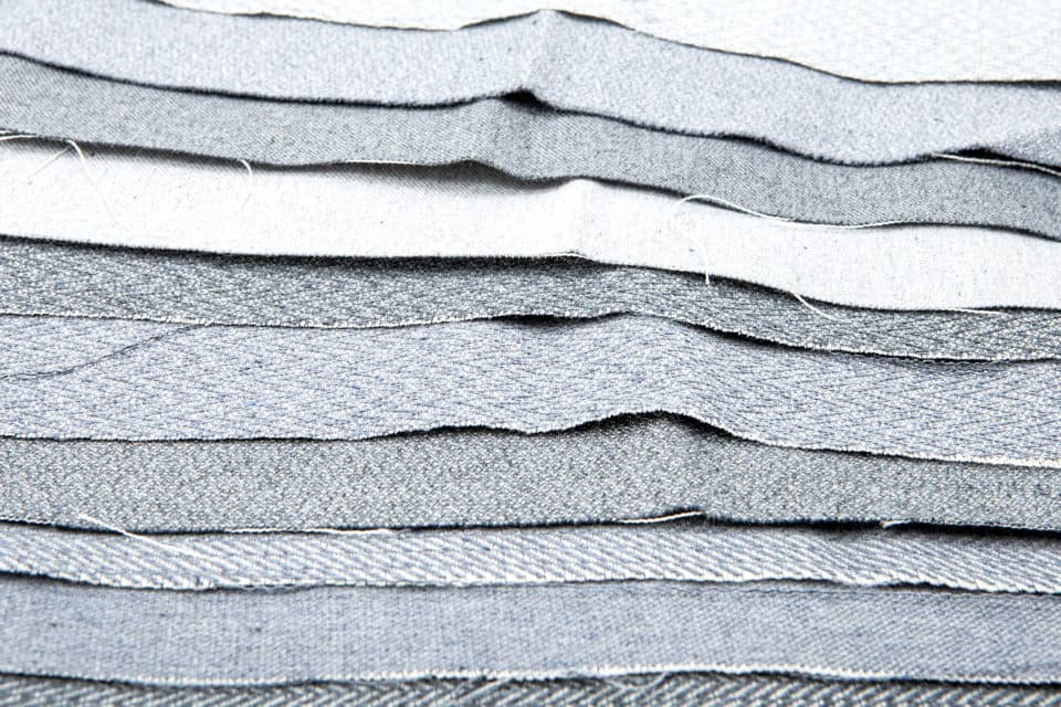 Post-consumer recycled denim