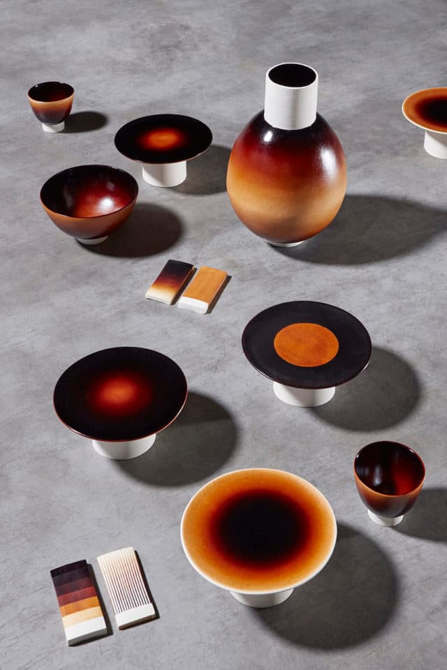 Ott (natural resin, lacquer) porcelain