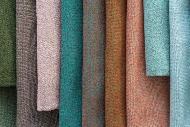 Recycled boucle upholstery fabrics