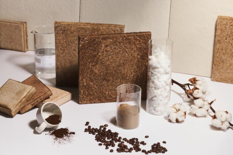 Biobased Acoustic Materials from Organic Residues
