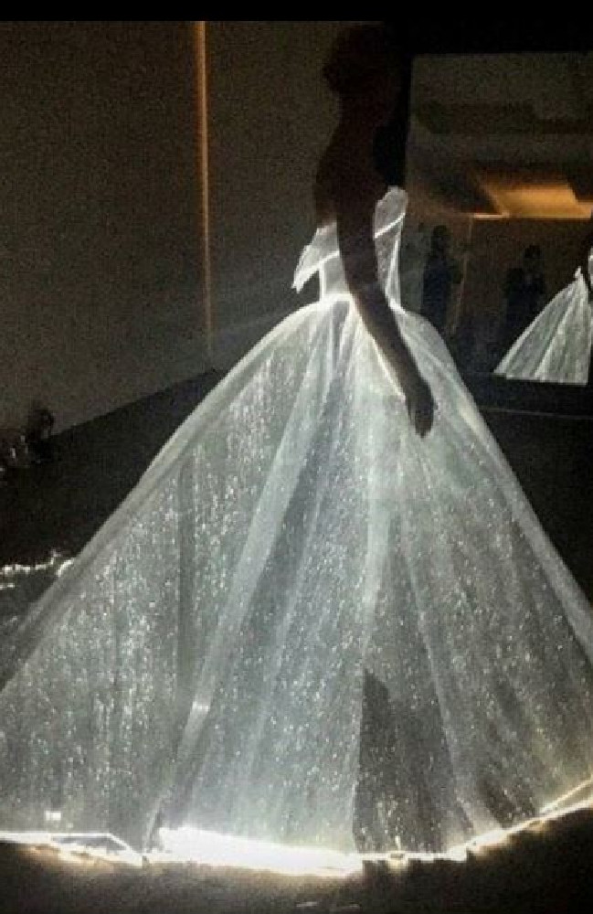 Couture LED Dress Lights up the Met Gala MaterialDistrict