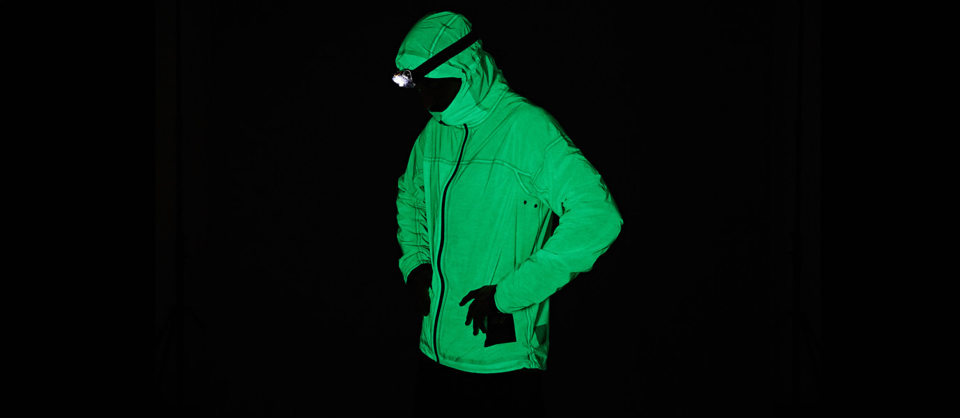 A jacket that glows in the dark hotsell