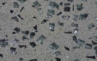 Polymer concrete glass