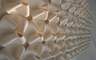 Acoustic plasters and three-dimensional textiles