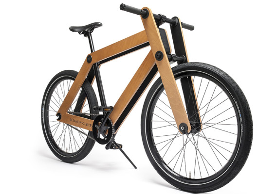 wooden bike