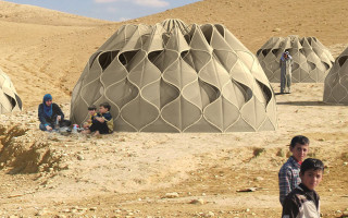 Structural woven tents