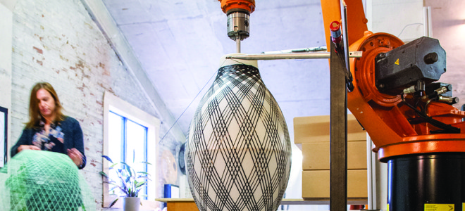 Fiber Pattern Lamps at Dutch Design Week