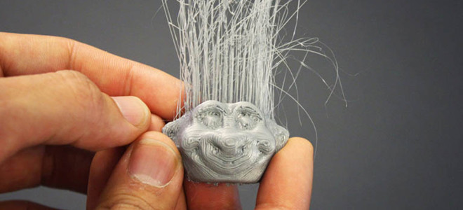 3D printed hair