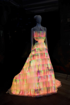 full colour pixel Galaxy Dress 