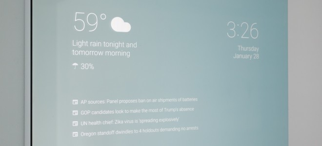 This Bathroom Mirror is Smarter than Yours