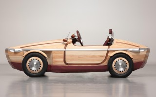 Toyota’s Wood Car Captures Material Beauty Over Time