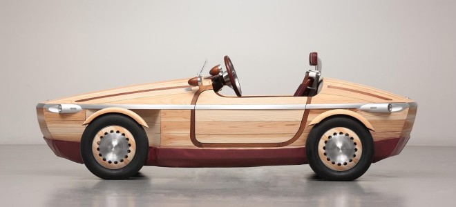 Toyota’s Wood Car Captures Material Beauty Over Time