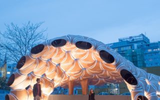 Sea-Urchin Inspired Pavilion Fabricated by the University of Stuttgart