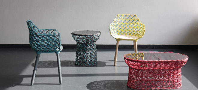 Bobbin Collection Innovates with Yarn and Resin
