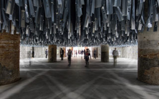 Opening Halls of Venice Biennale Made of 100 Tons of Waste….From Last Year’s Event