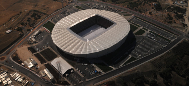 Turkey’s Mersin Stadium Wrapped With a Perforated Facade