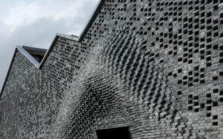 Archi-Union Architects uses robots to construct brick façade