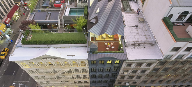 Stealth Building with cast iron façade renovated by WORKac