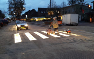 World’s first lighted zebra crossing in the Netherlands