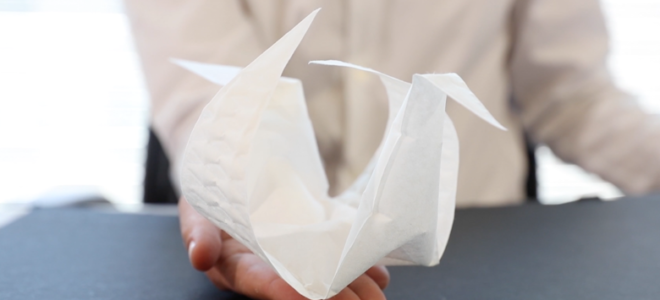 AeroMorph: inflatable self-folding origami