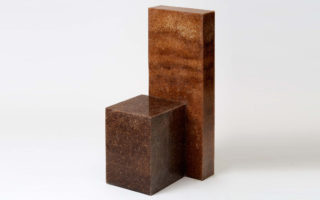 Chair made from waste sawdust and resin