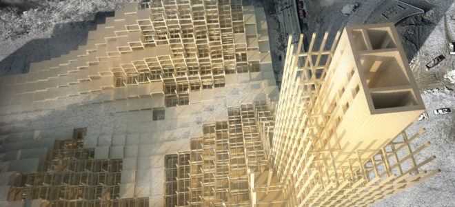 Plant cell wall’s ‘glue’ may make wooden skyscrapers possible