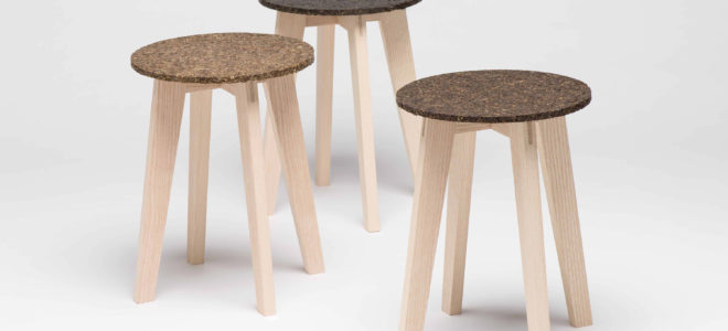 Zostera Stool: sitting on washed up seagrass