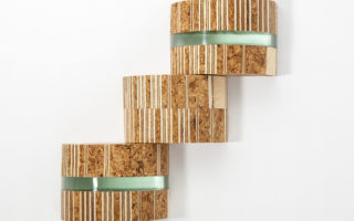Wood, cork & Perspex