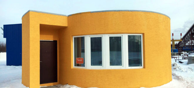 First on-site 3D printed house made of concrete erected in Russia