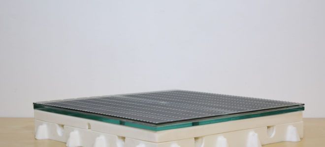 Solar-panel Pavement made from recycled plastic
