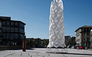 Textile architecture creates Hybrid Tower