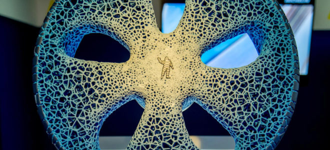 Vision: a 3D printed, customisable, biodegradable, airless car tire
