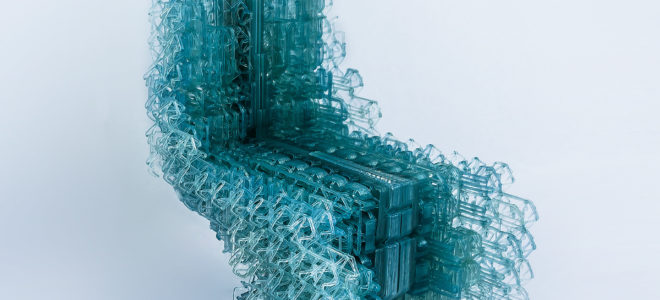Voxel Chair: a 3D printed chair made by a robot