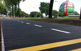 World’s first wooden bicycle path opens today in the Netherlands
