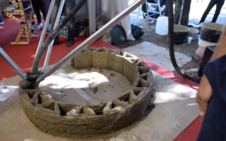 A muddy future: 3D printing a mud hut