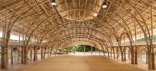 Building with bamboo on World Bamboo Day